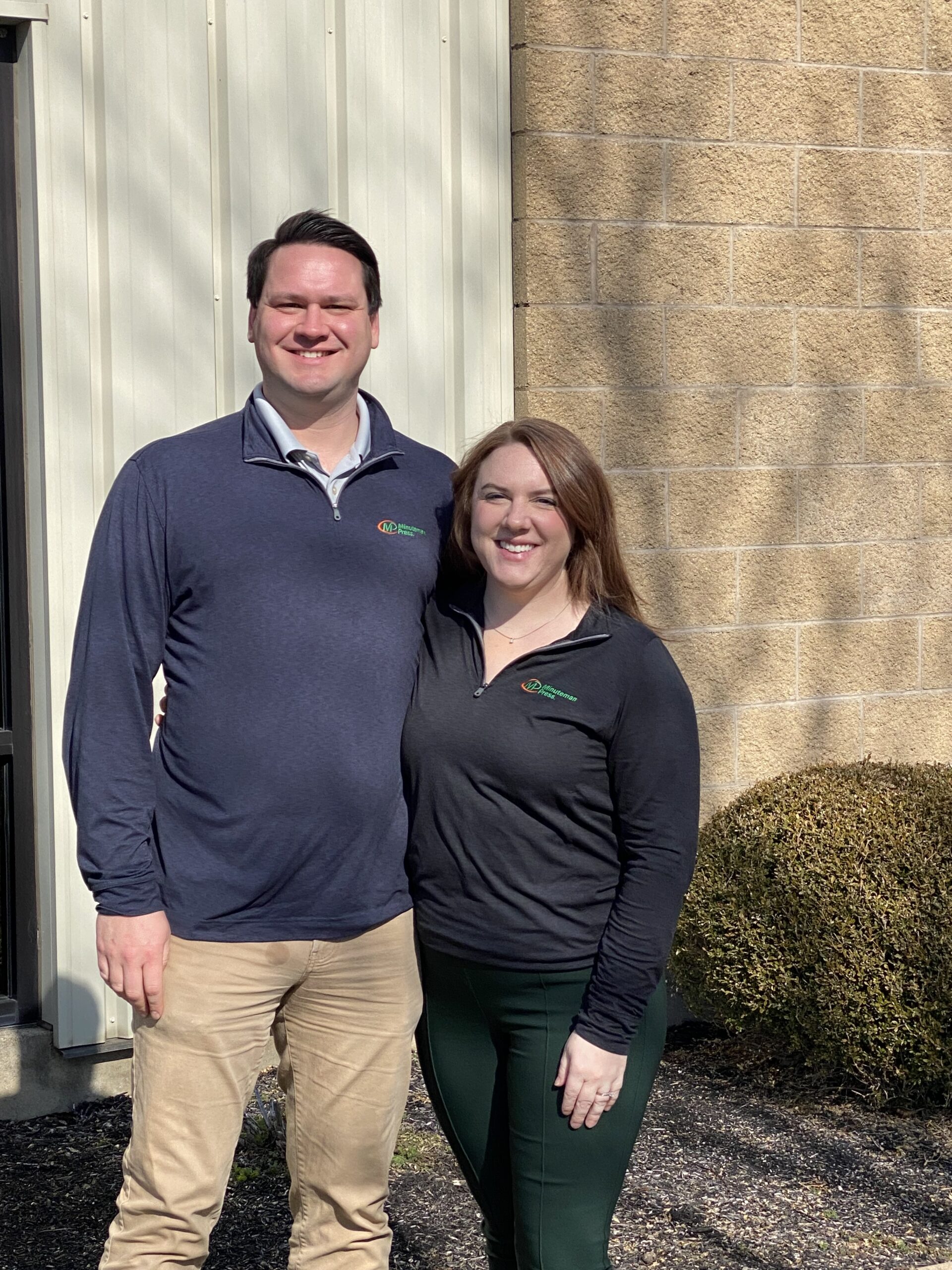 Minuteman Press owners Frank and Melissa Hiti